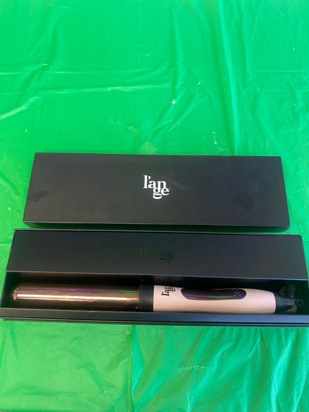 Lange White and Black Curling Wand